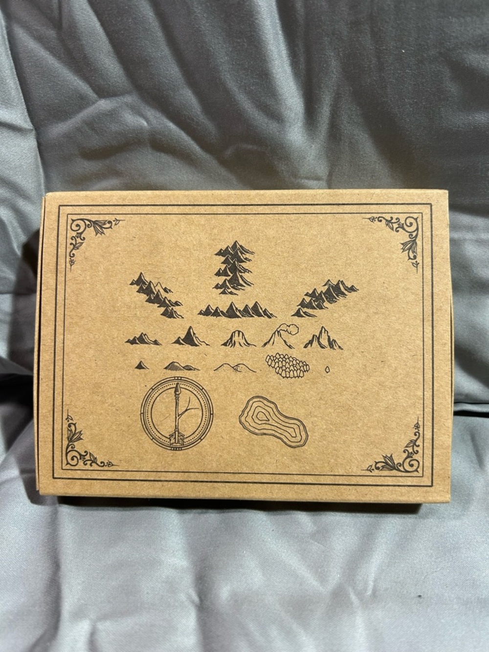 Woodland Map Stamp Set - Brown Natural Inkless Design - Picture 2 of 3